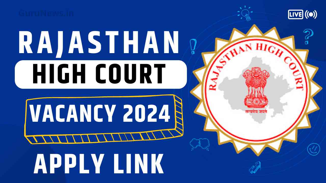 Rajasthan High Court Civil Judge Vacancy 2024