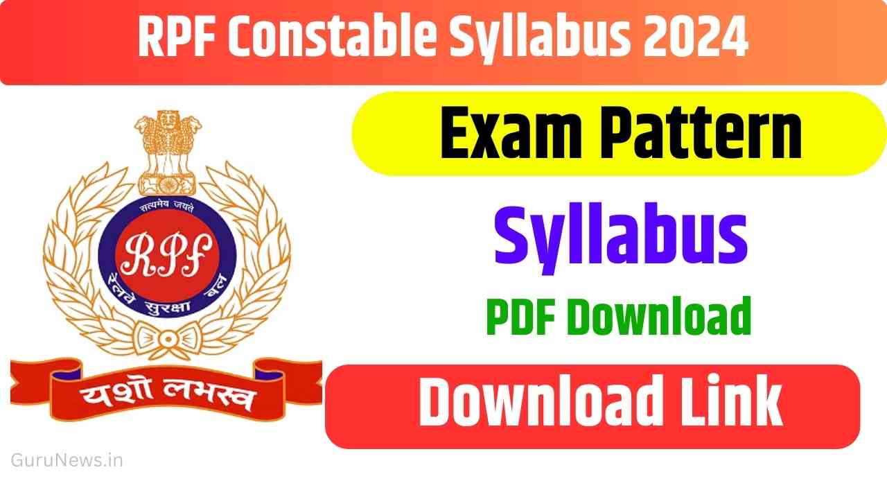 rpf constable syllabus 2024 pdf download